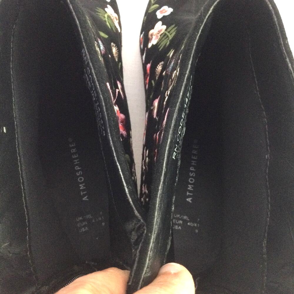 Atmosphere Boho Chic Festival Floral 90s Style Cottage Whimsical Ankle Bootie 9 - Picture 11 of 15